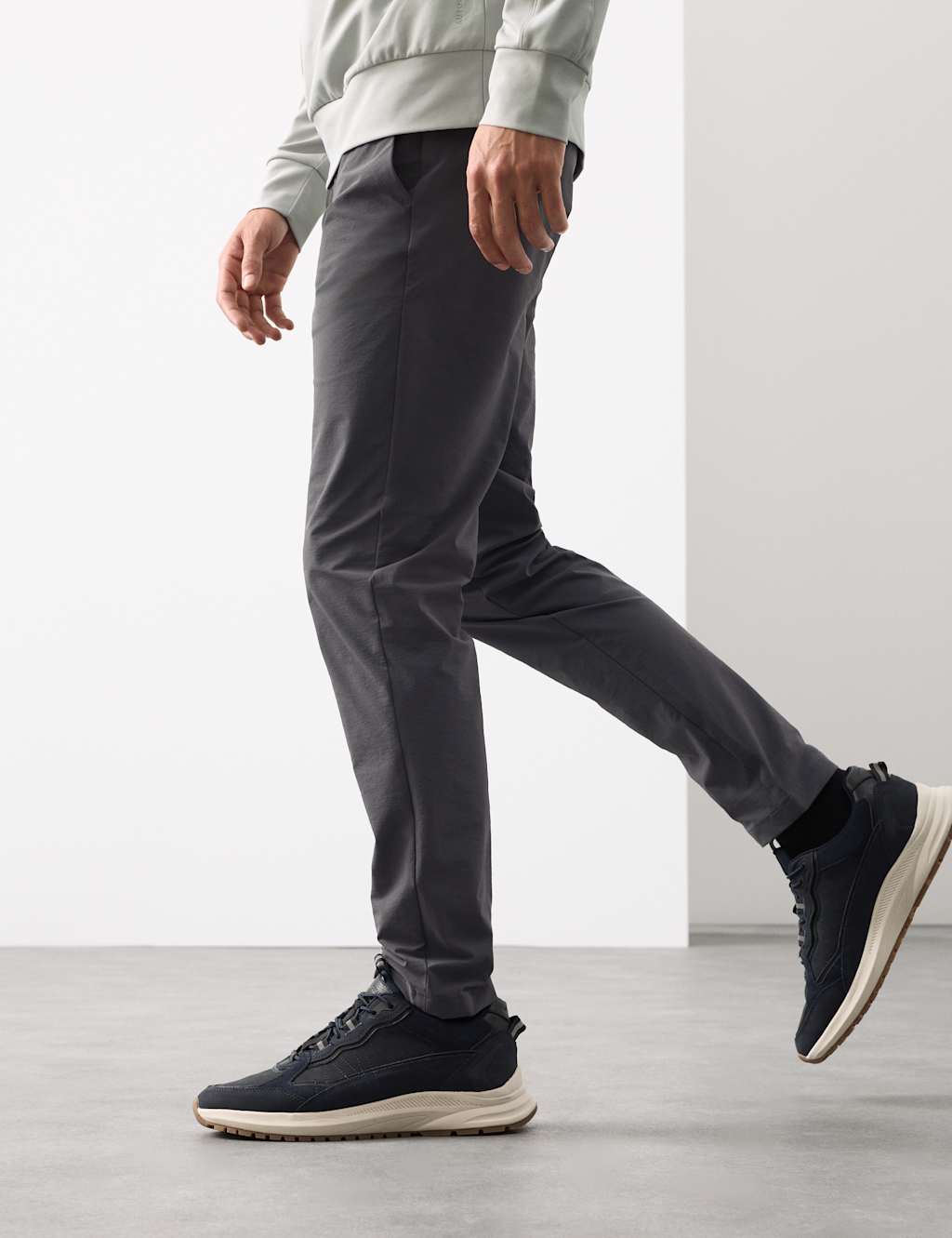 Autograph Slim Fit Technical Performance Chinos Granite