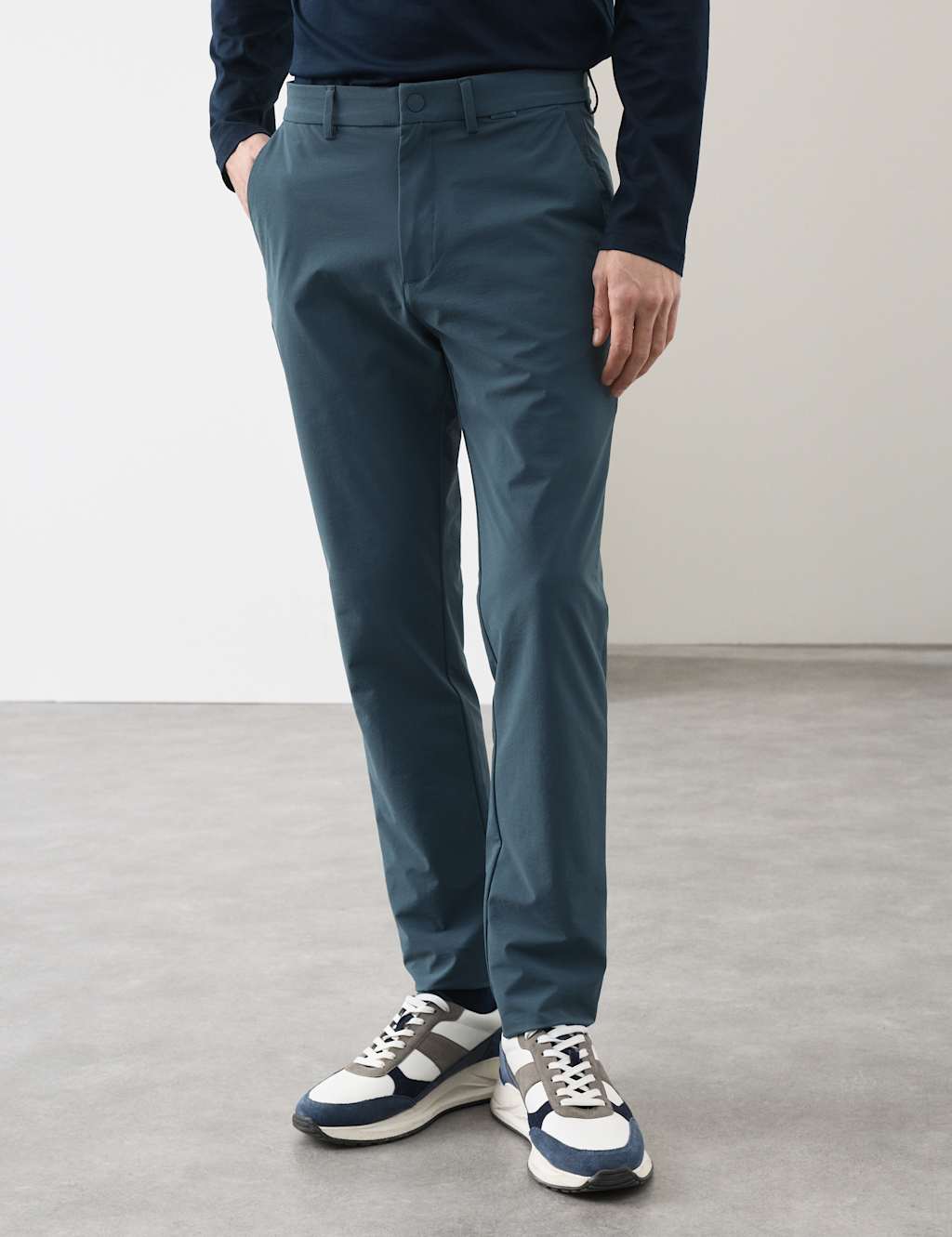 Autograph Men's Slim Fit Trousers - 34/31in - Petrol