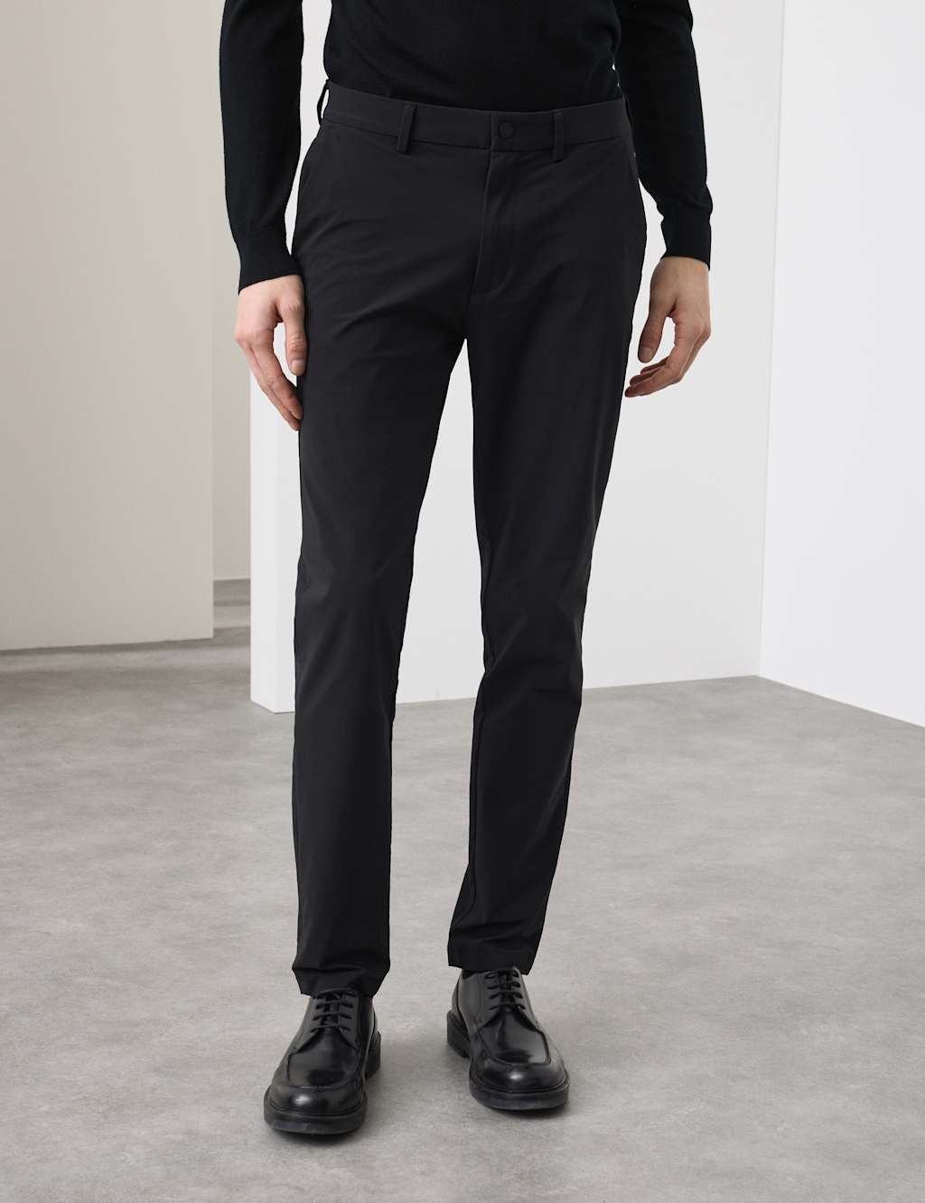 Autograph Men's Slim Fit Trousers - 36/29in - Black
