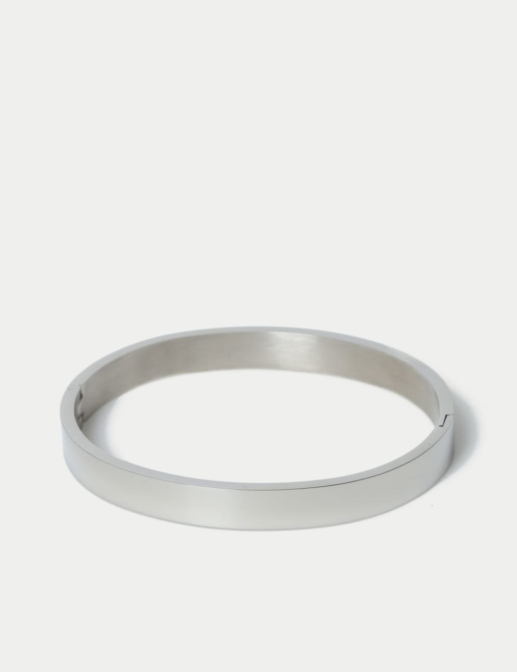 Waterproof Stainless Steel Silver Tone Bangle