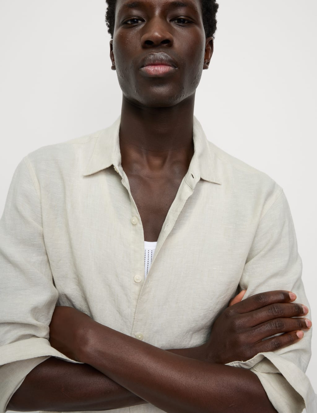 Slim Fit Pure Linen Shirt