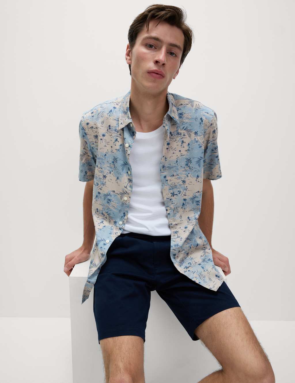 Pure Cotton Hawaiian Shirt