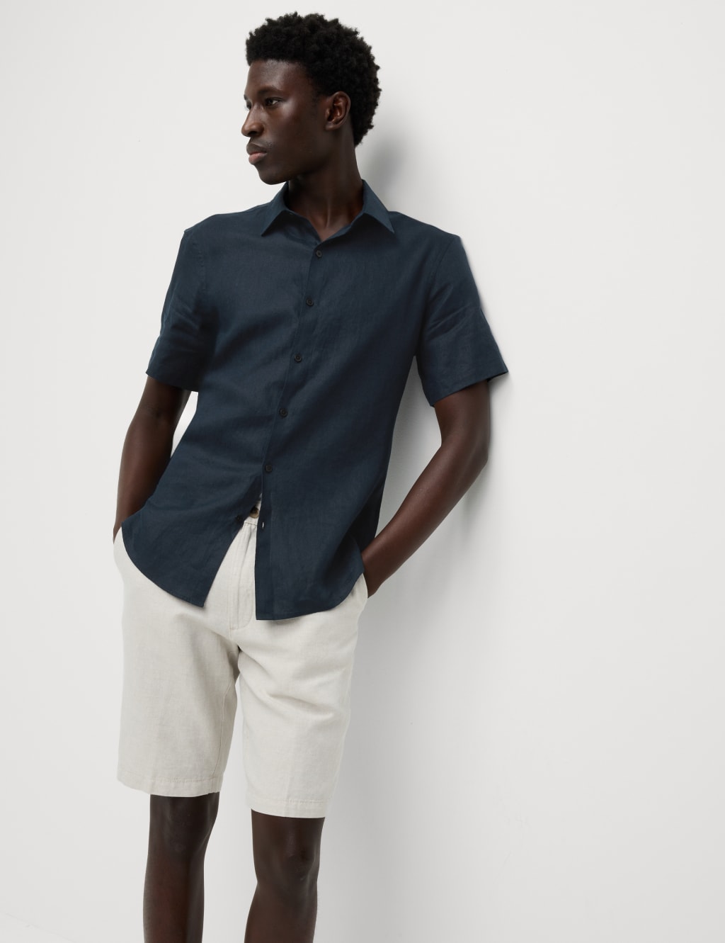 Slim Fit Pure Linen Shirt