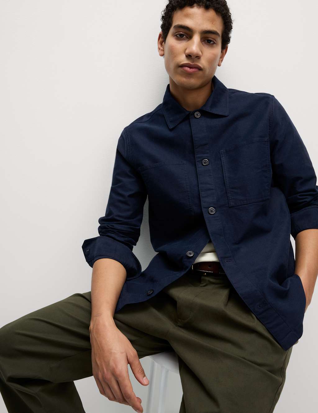 Cotton Rich Overshirt