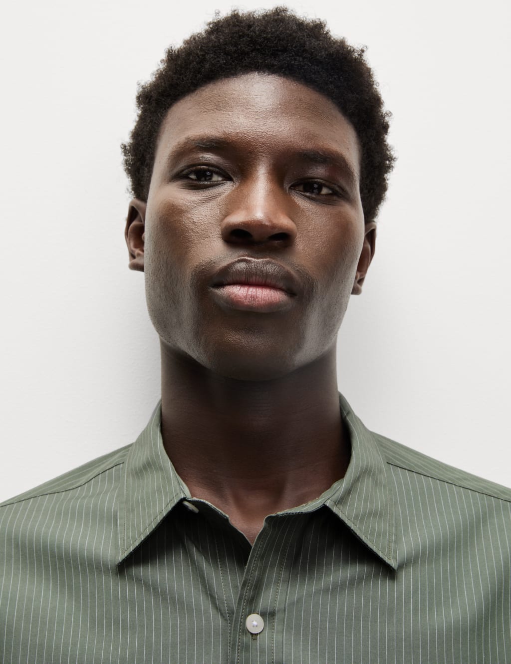 Pure Cotton Striped Oxford Shirt