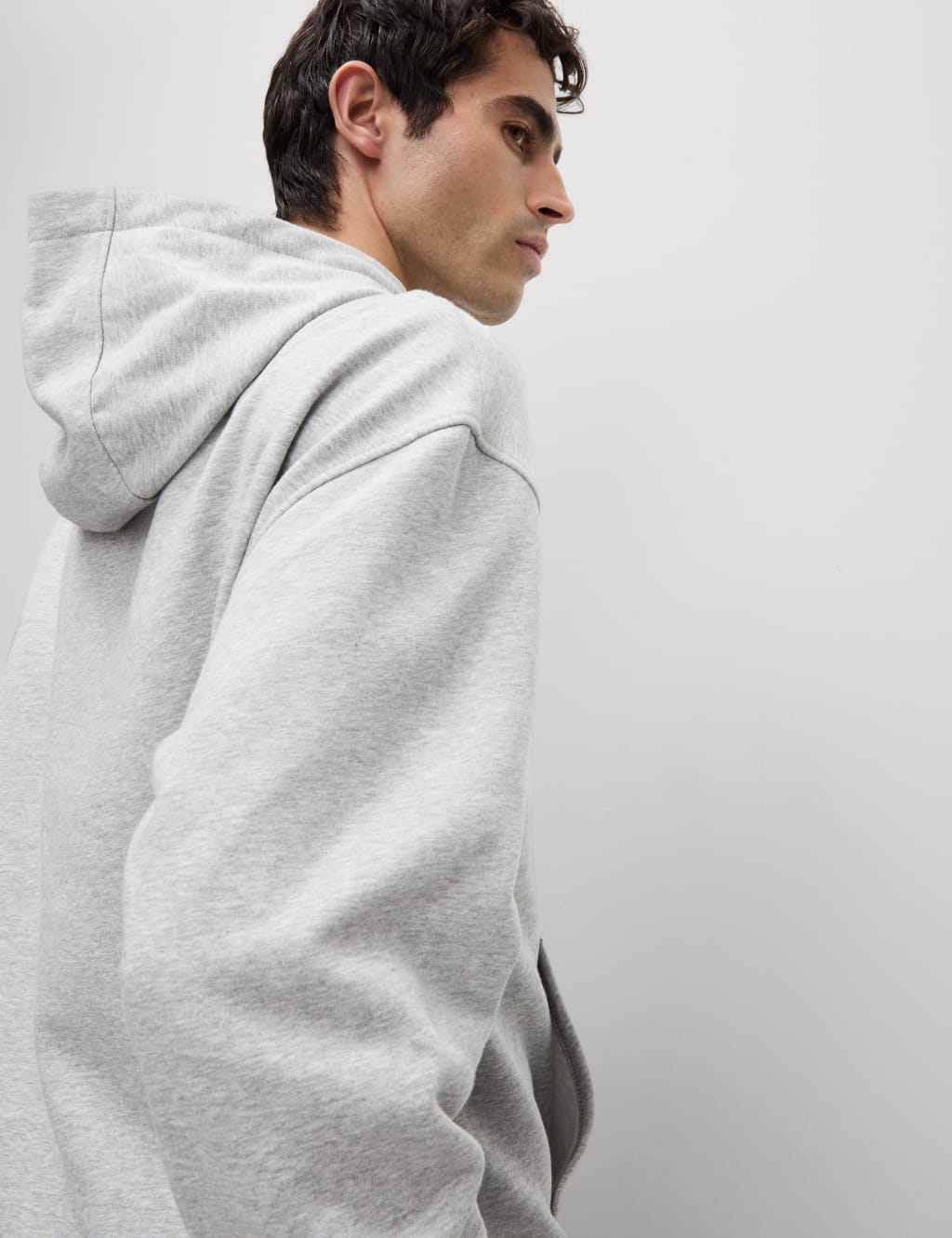 Oversized Cotton Rich Hoodie