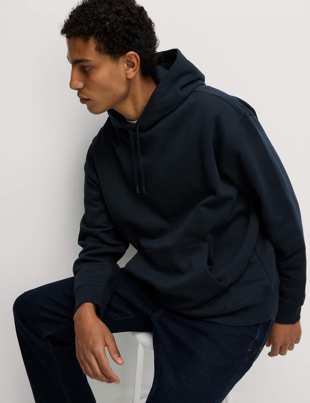 Oversized Cotton Rich Hoodie