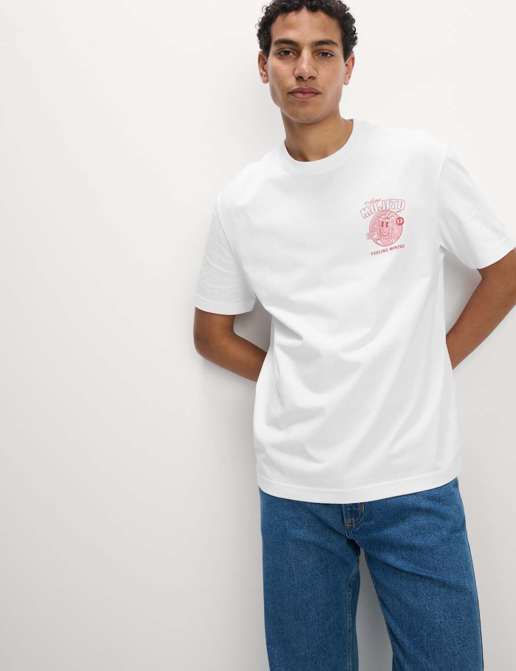 Pure Cotton Mojito Graphic T-Shirt