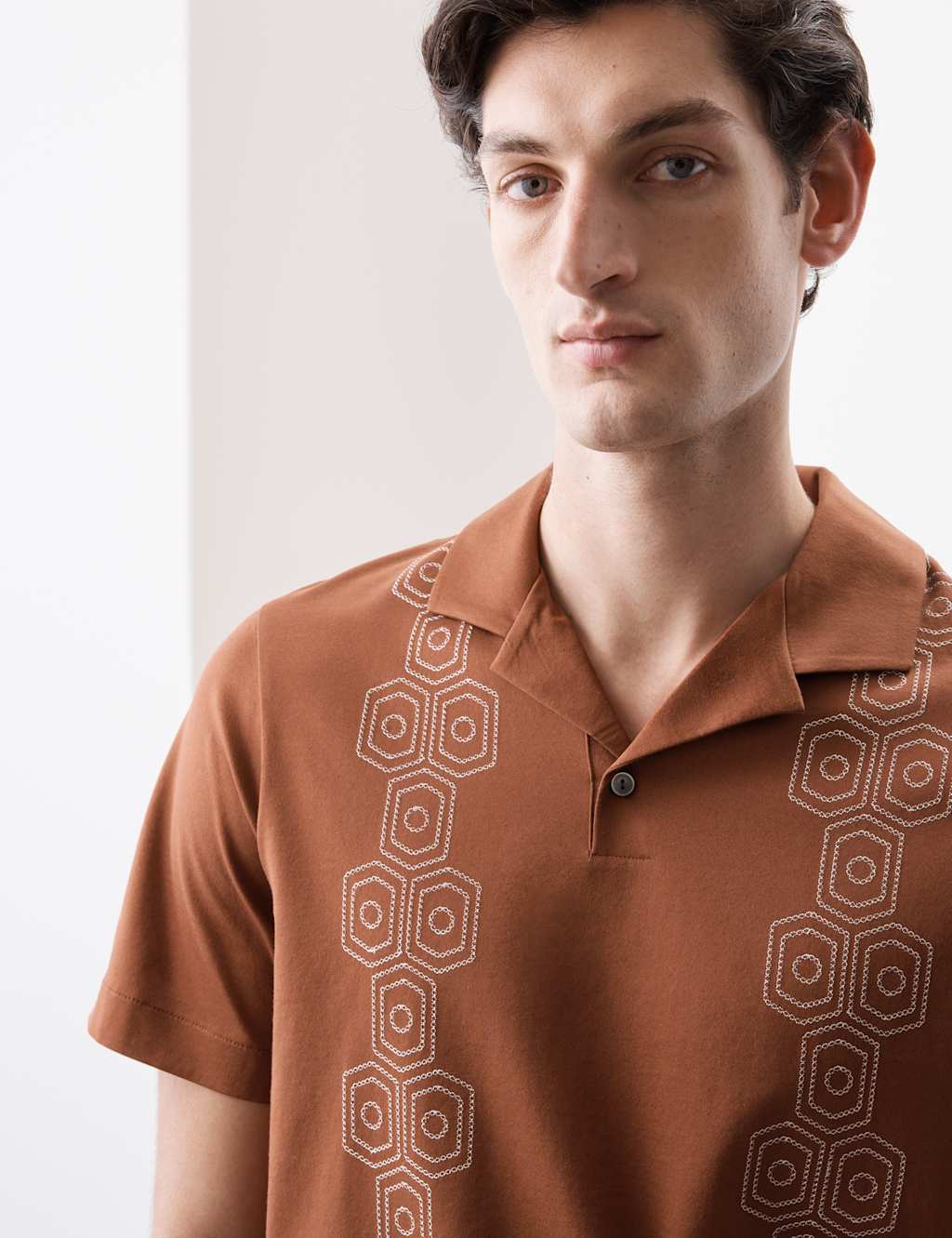 Pure Supima® Cotton Embroidered Polo Shirt