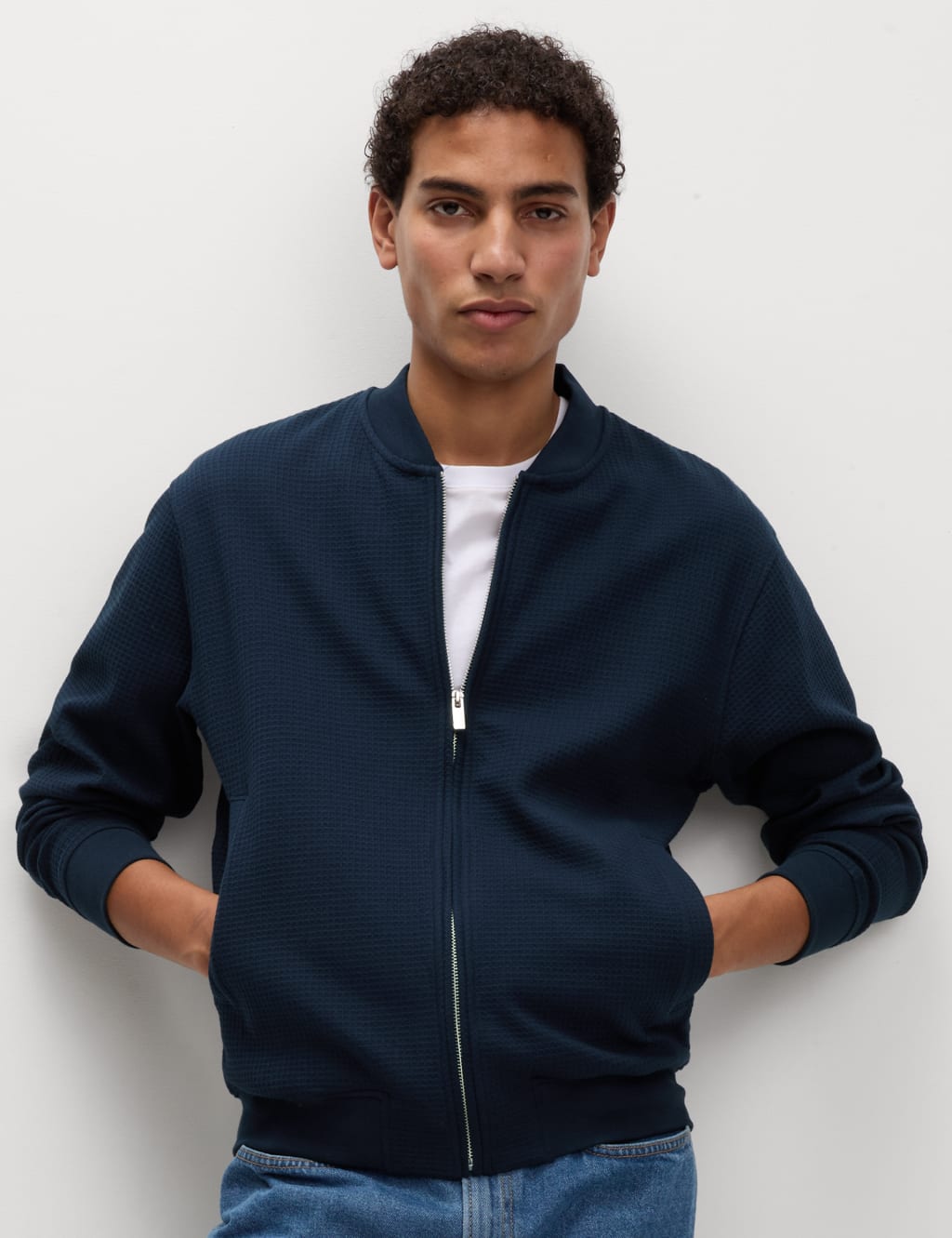 Pure Cotton Bomber Jacket