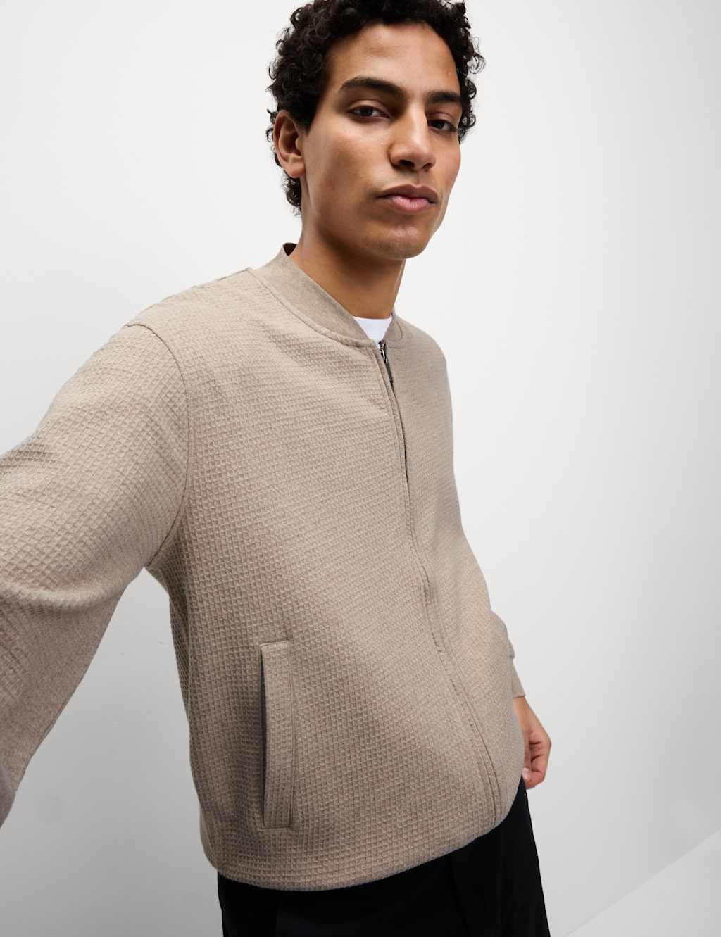 Pure Cotton Bomber Jacket