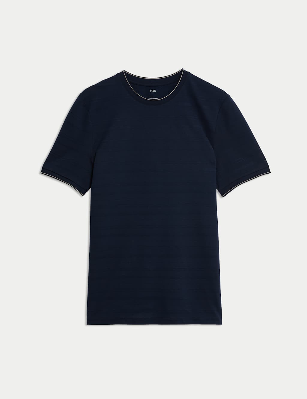 Pure Cotton Textured T-Shirt