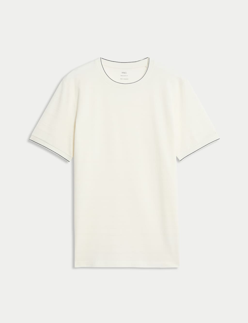 Pure Cotton Textured T-Shirt