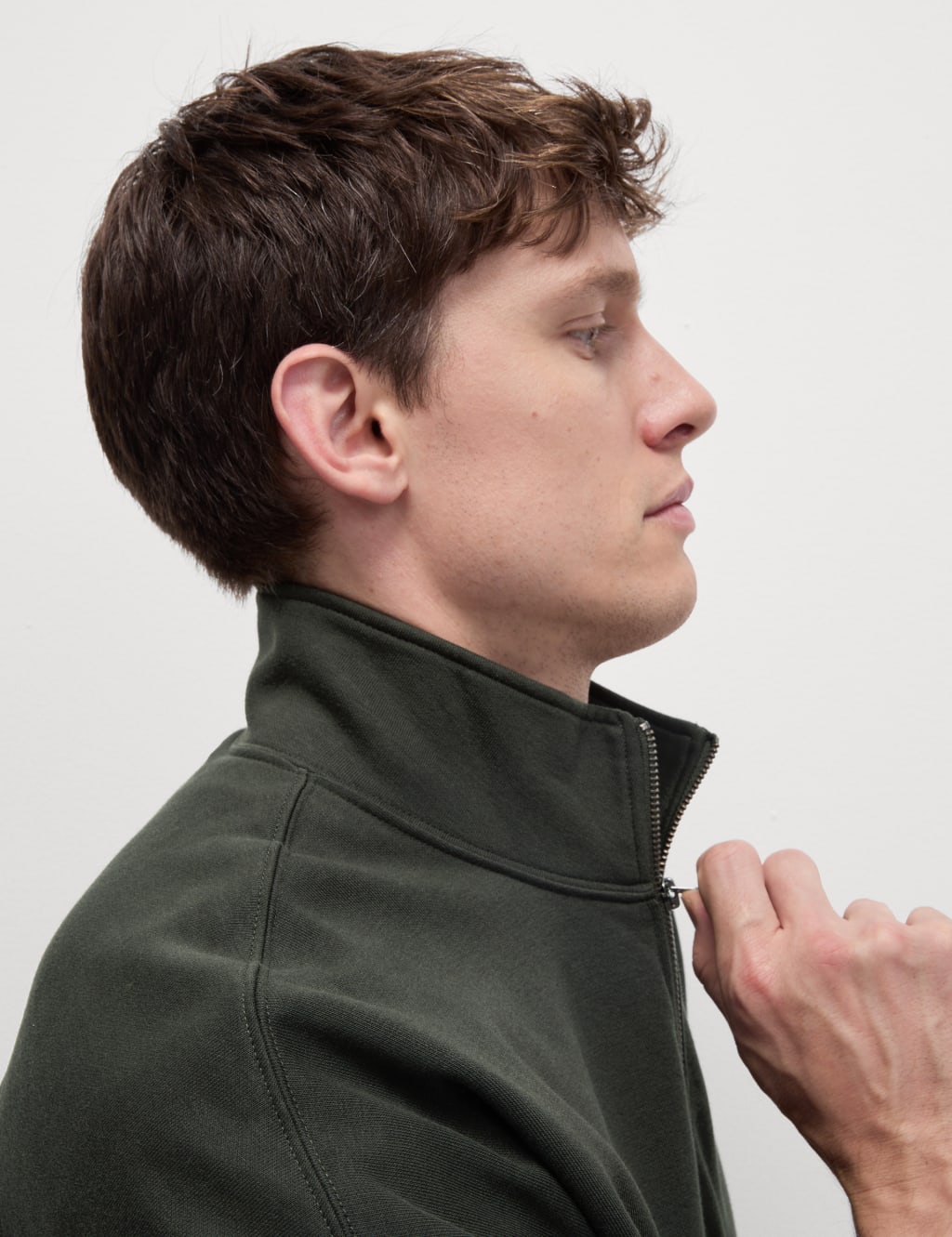Men s Funnel Neck Sweatshirts Hoodies at M S