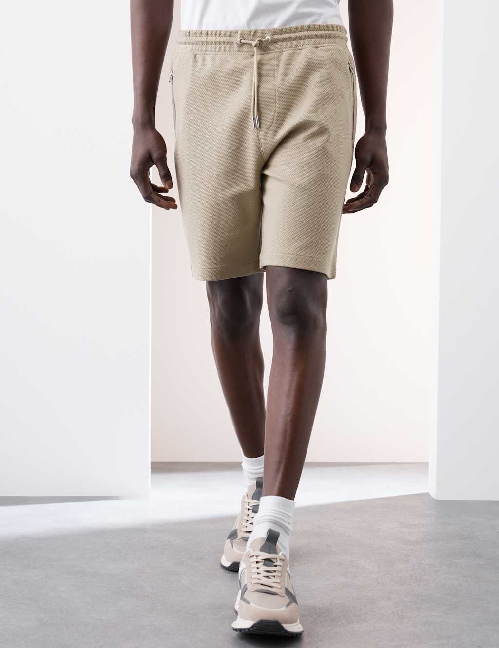 Cotton Rich Waffle Shorts