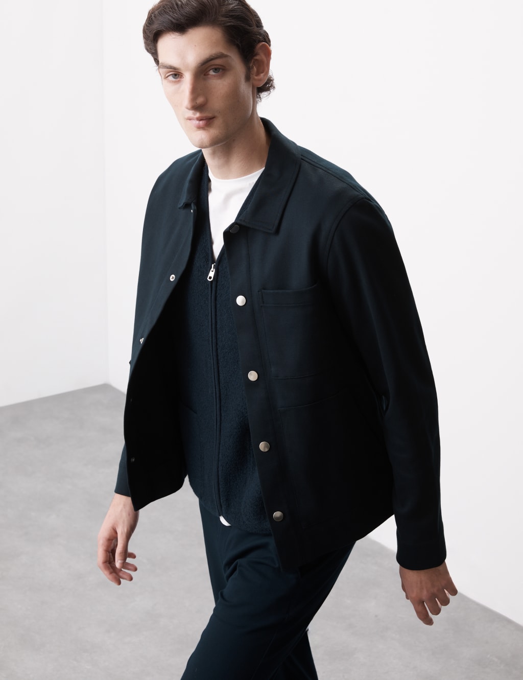 Pure Cotton Heavyweight Overshirt