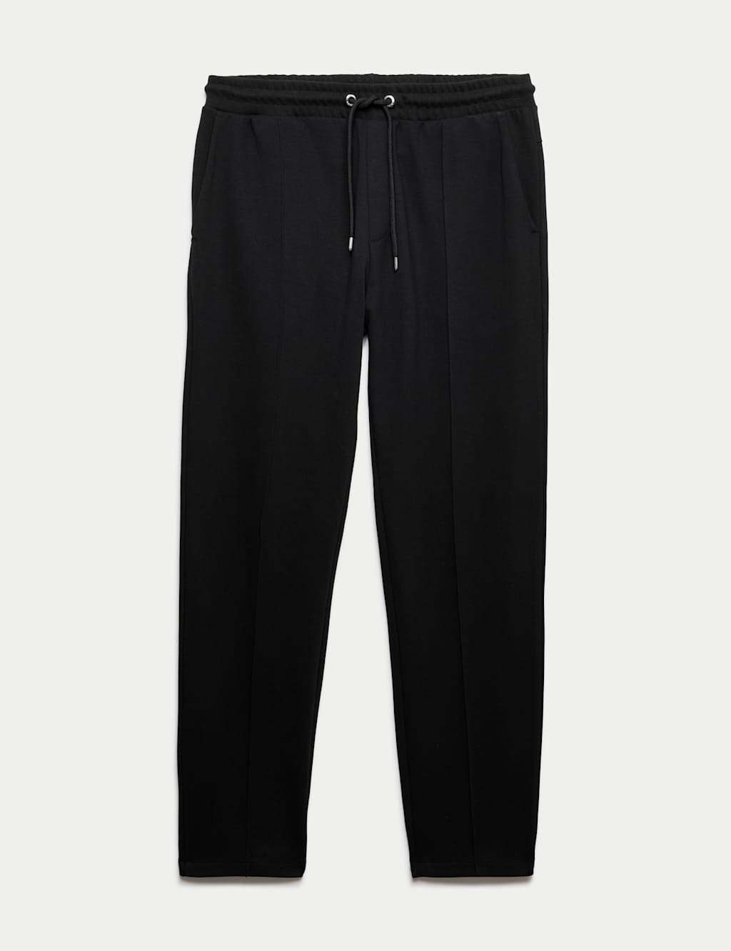 Autograph Men's Cotton Rich Pintuck Straight Leg Joggers - 2XL - Black