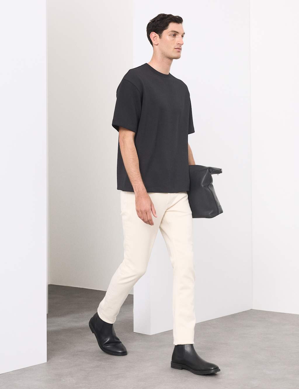 Autograph Oversized Scuba T-Shirt Black