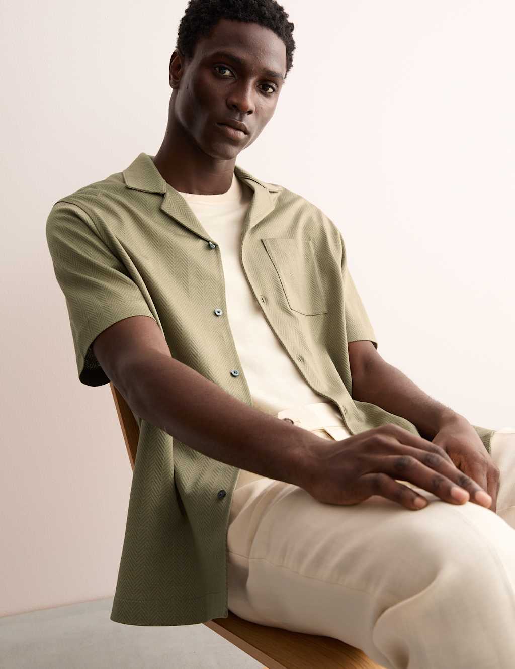 Pure Cotton Revere Polo Shirt