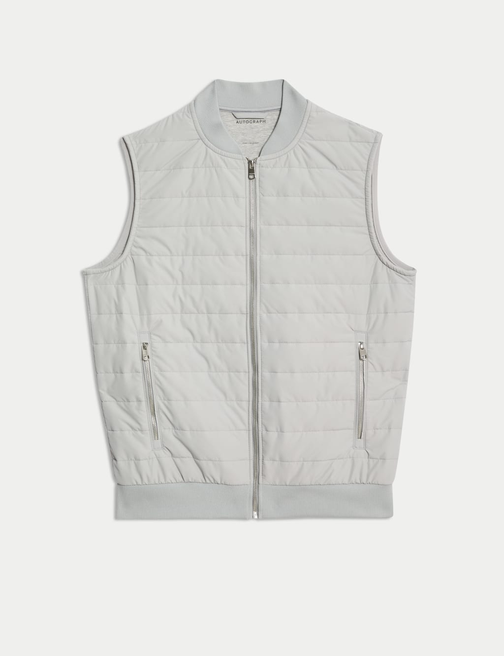 Cotton Rich Zip Up Quilted Gilet with Stormwear™