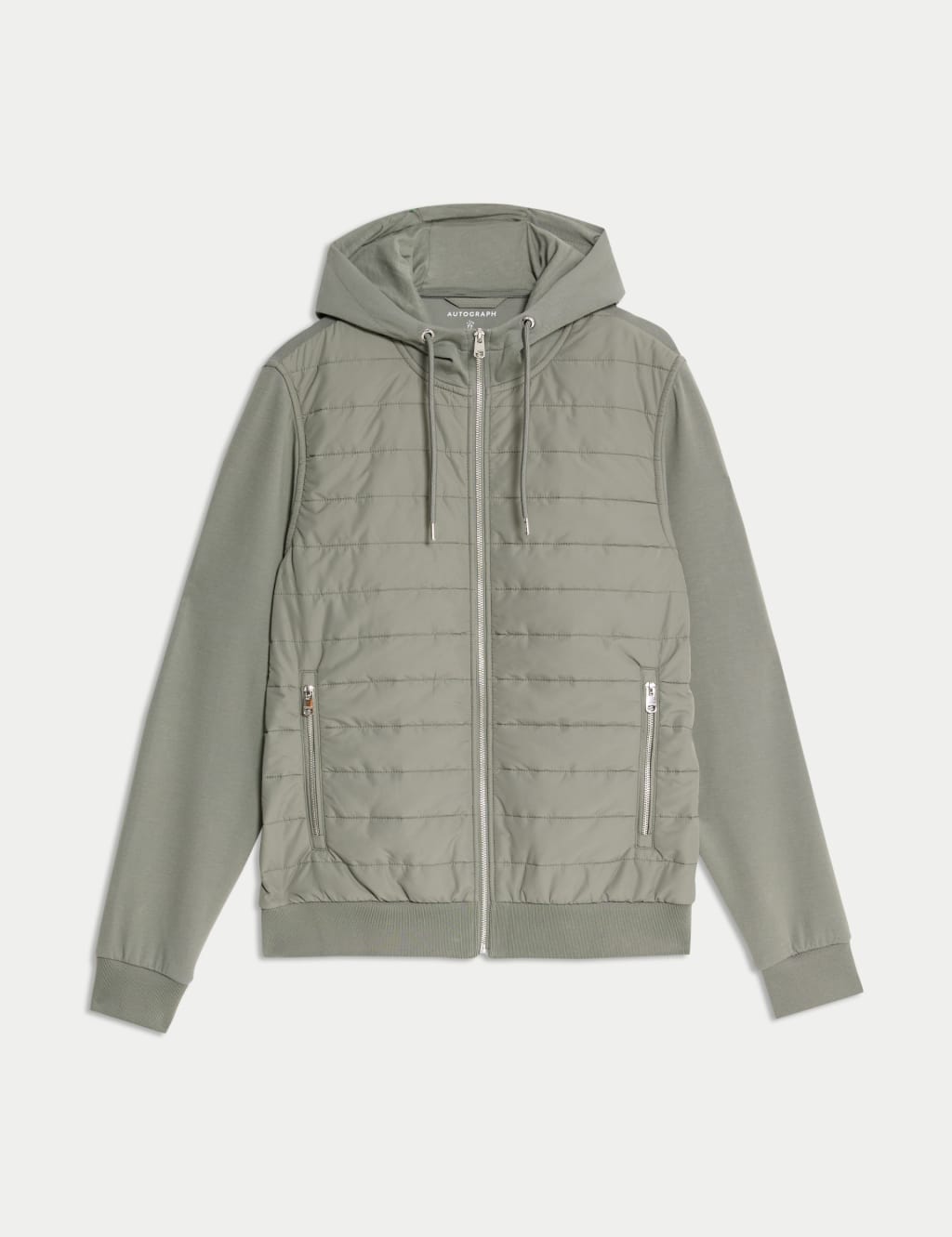 Cotton Rich Zip Up Hooded Jacket with Stormwear™