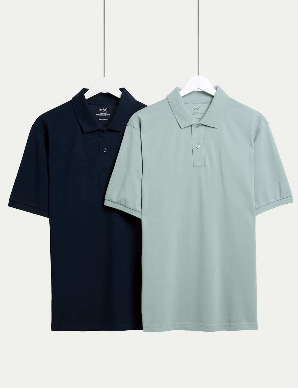 Ultimate 2pk Cotton Rich Polo Shirts