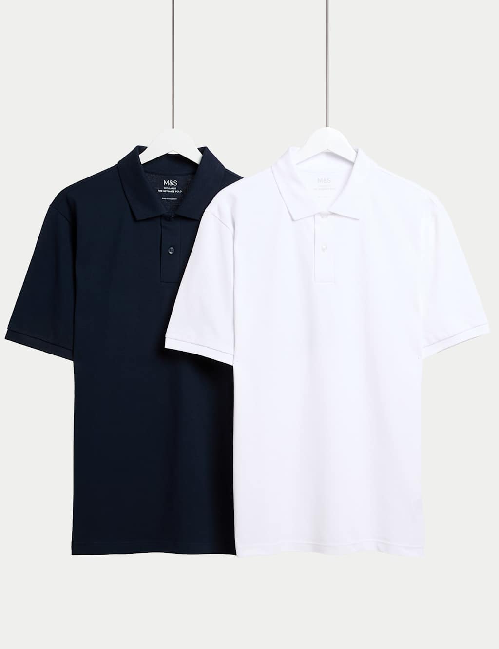 Ultimate 2pk Cotton Rich Polo Shirts