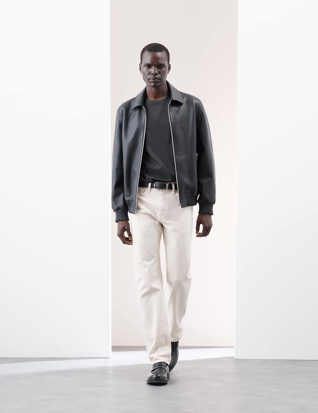 Autograph Pure Supima Cotton Performance Crew Neck T-shirt Granite