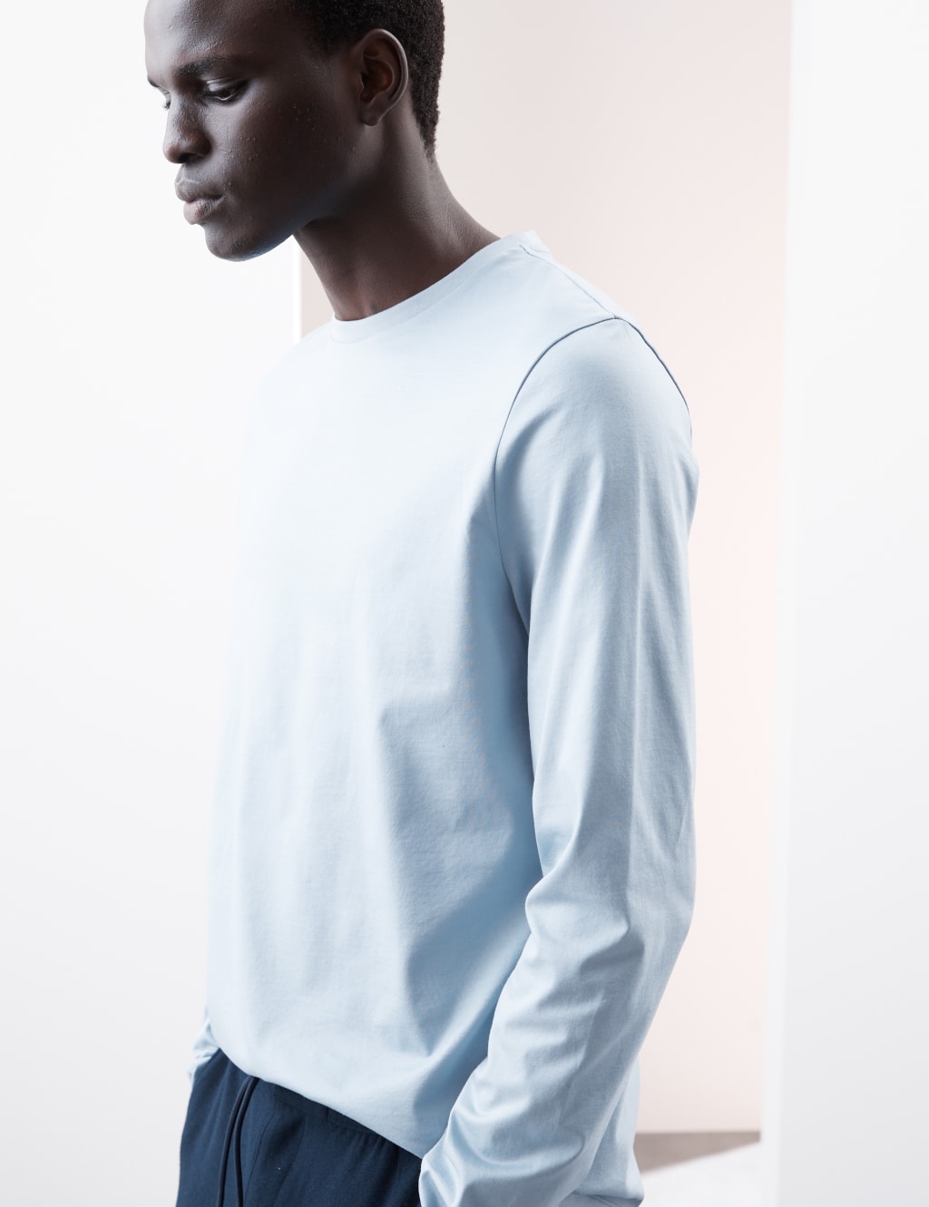 Pure Supima® Cotton Long Sleeve T-Shirt