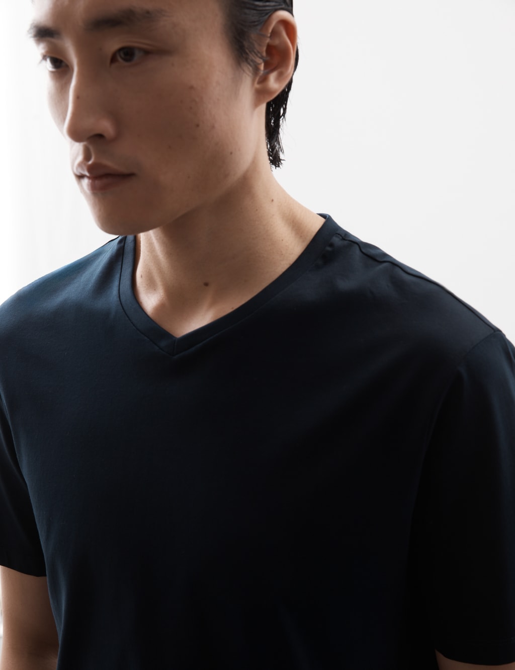 Pure Supima® Cotton V-Neck T-Shirt