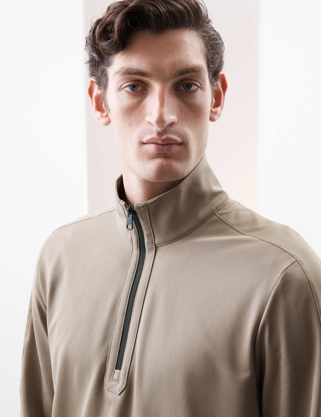 Performance Technical Half Zip Polo Shirt