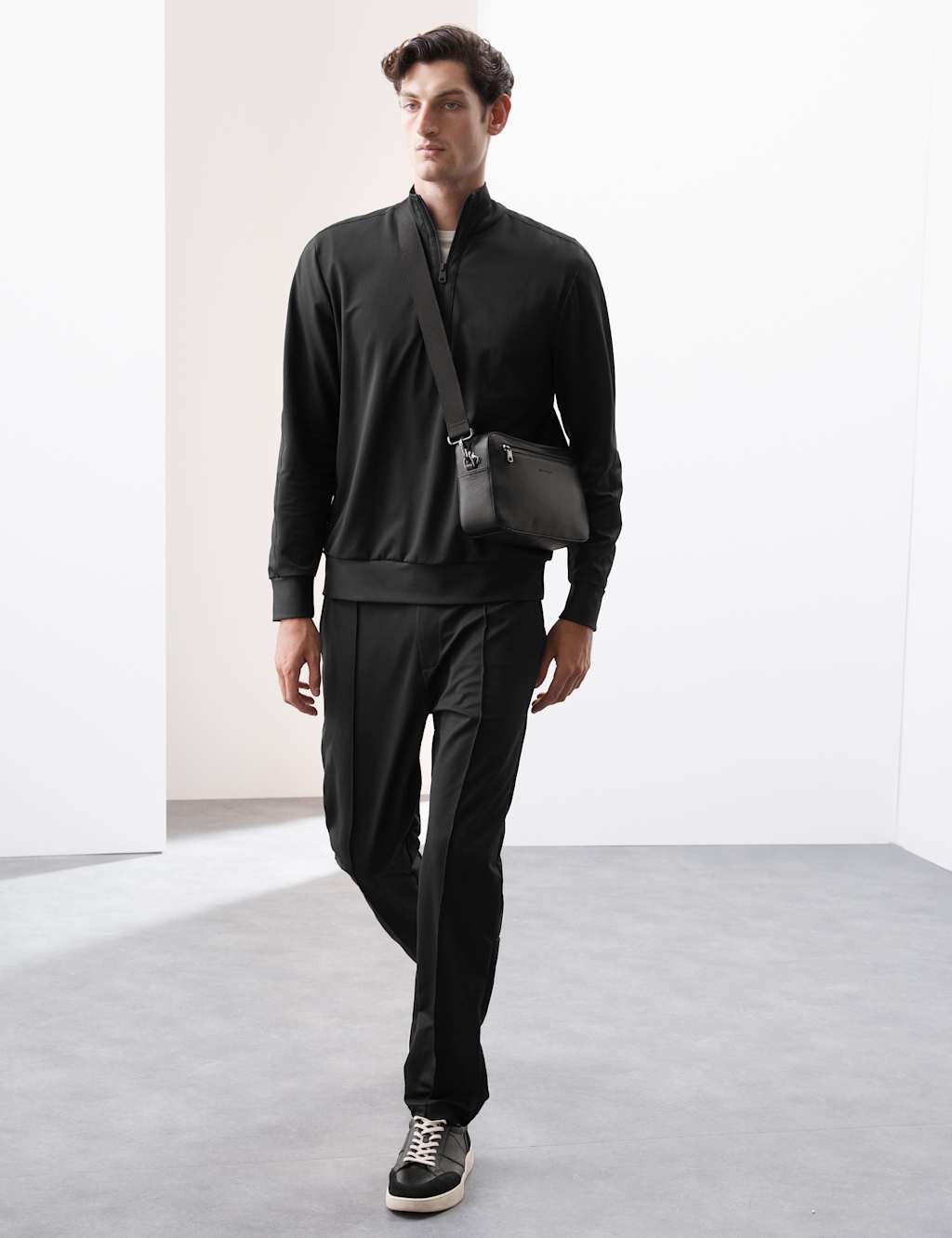 Performance Technical Half Zip Polo Shirt