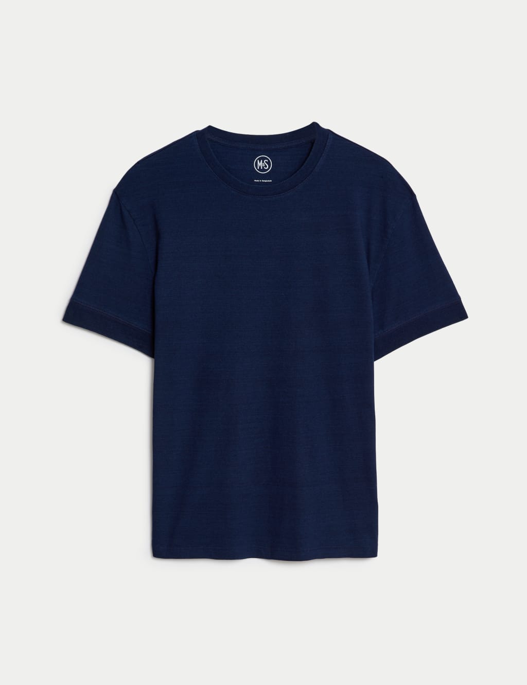 Pure Cotton Crew Neck T-Shirt