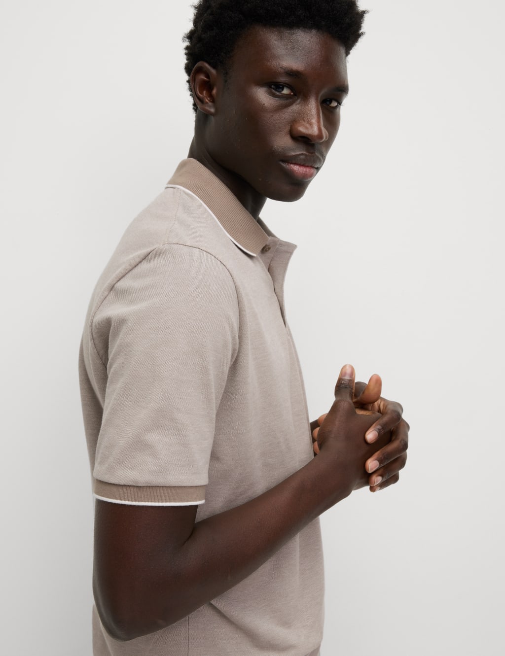 The Ultimate Tipped Pique Polo Shirt