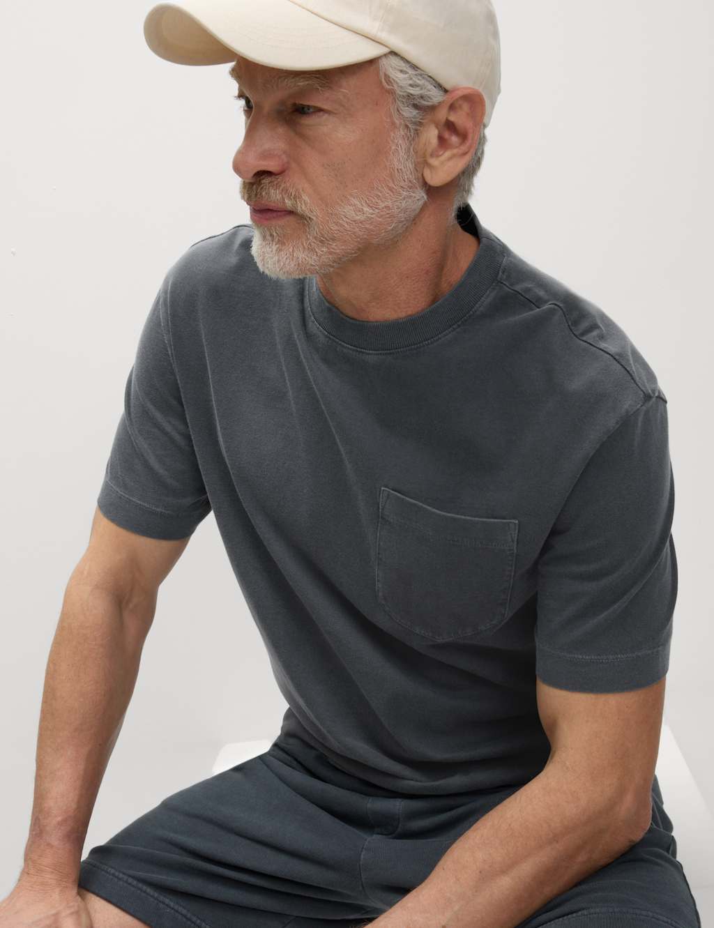 Pure Cotton Garment Dyed T-Shirt