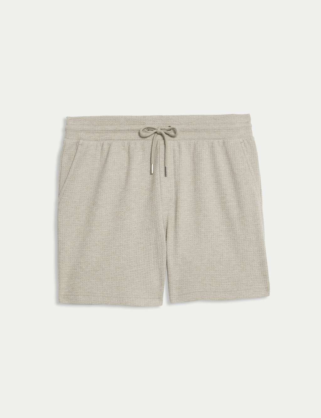 Waffle Pure Cotton Oversized Shorts