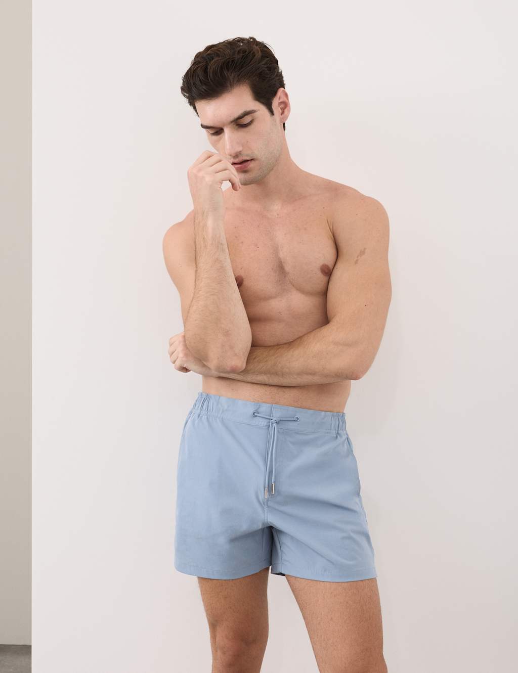 Autograph Men's Quick Dry Swim Shorts - L - Light Blue