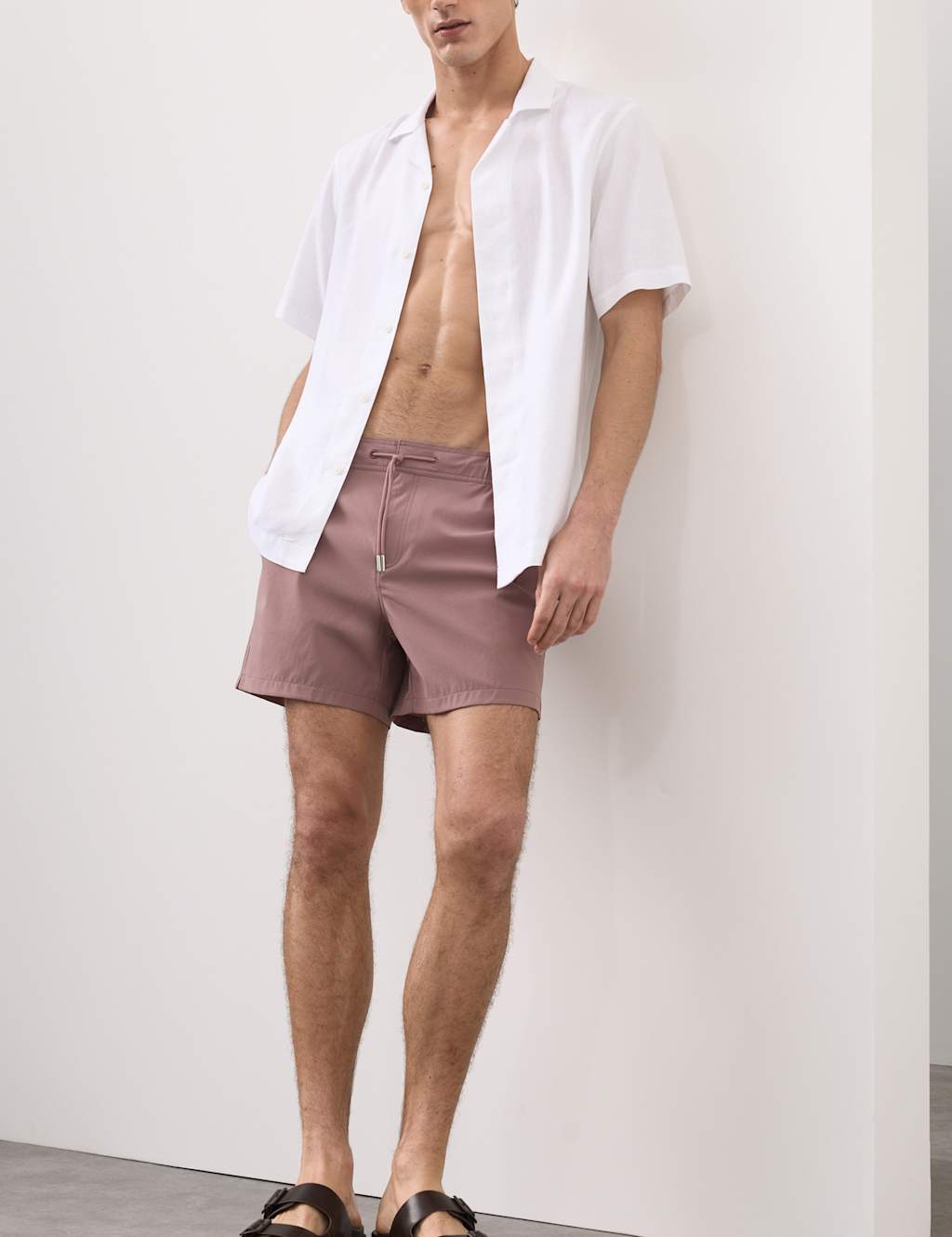 Autograph Men's Quick Dry Swim Shorts - XL - Dusted Pink