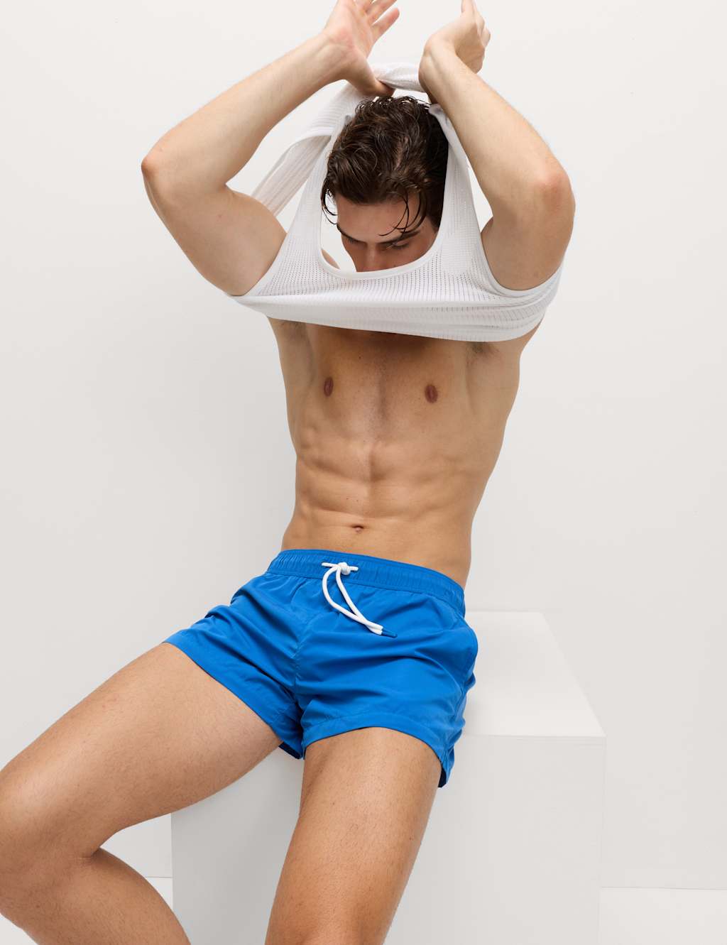 Quick Dry Plain Swim Shorts