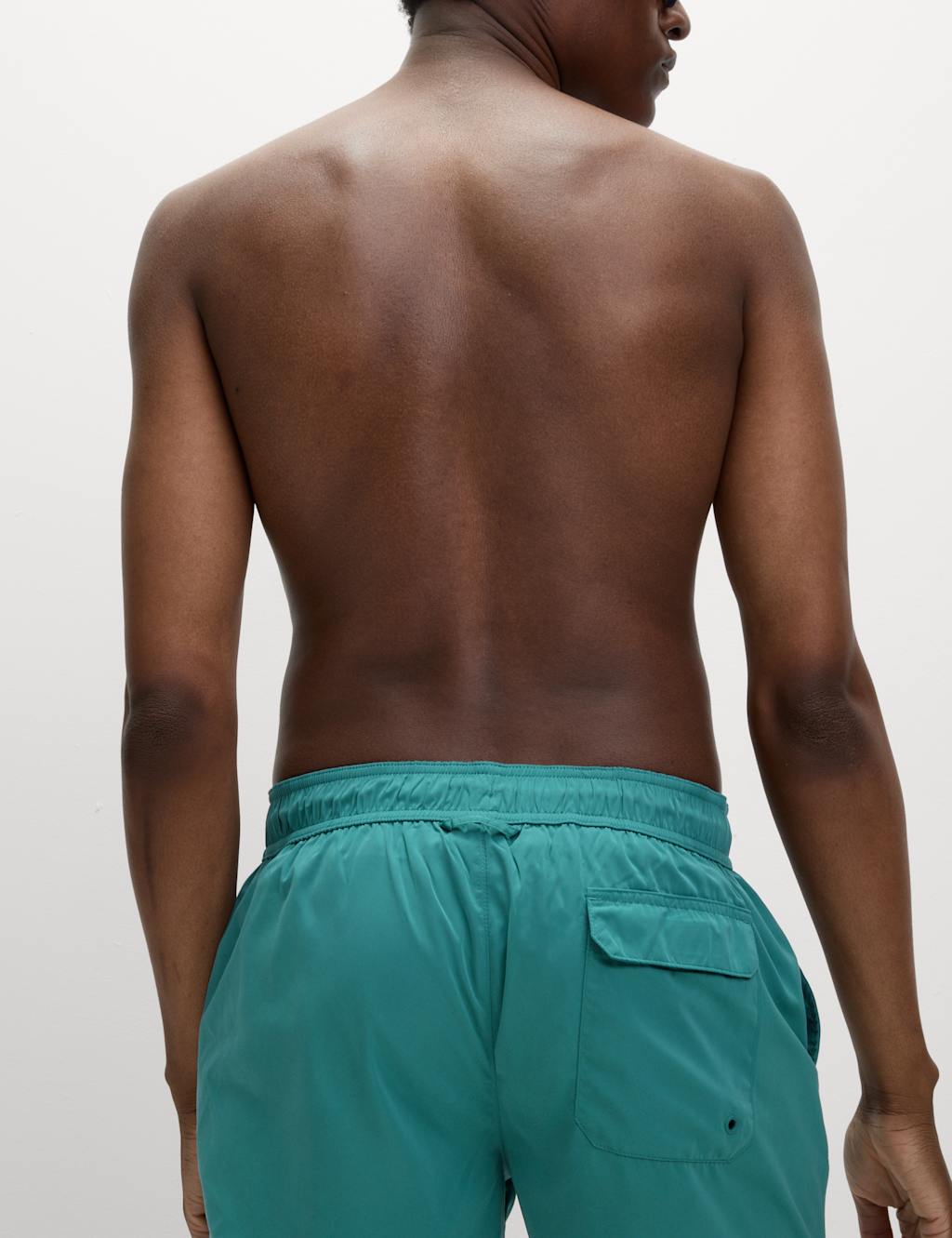 Quick Dry Plain Swim Shorts