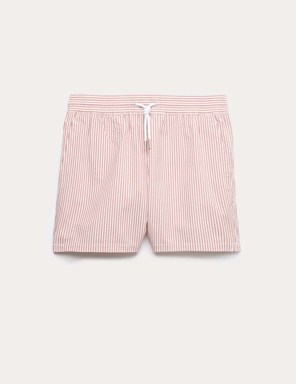 M&S Seersucker Swim Shorts Antique Rose