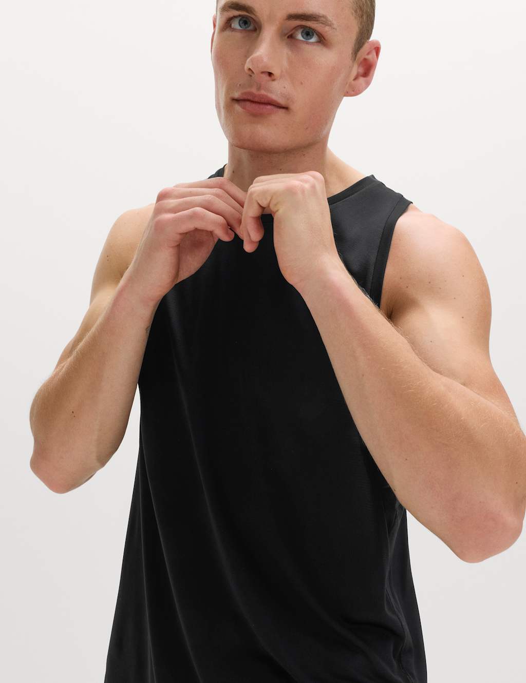 Goodmove Men's Muscle Vest - S - Black