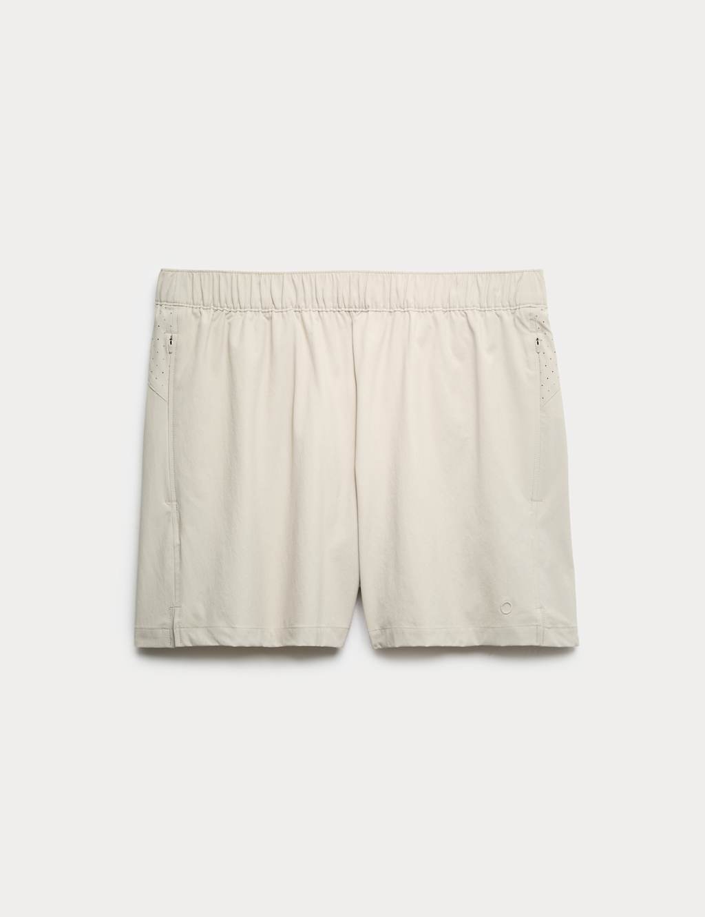 Goodmove Regular Fit 5 Inch Stretch Sports Shorts Medium Beige