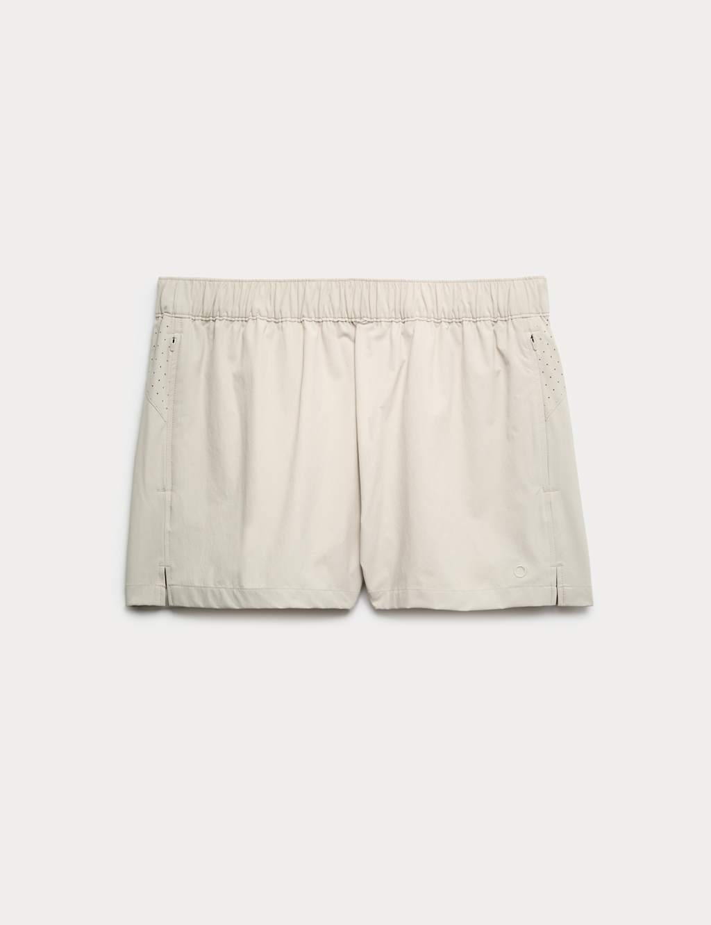 Goodmove Elasticated Waist Stretch 3 Inch Sports Shorts Medium Beige