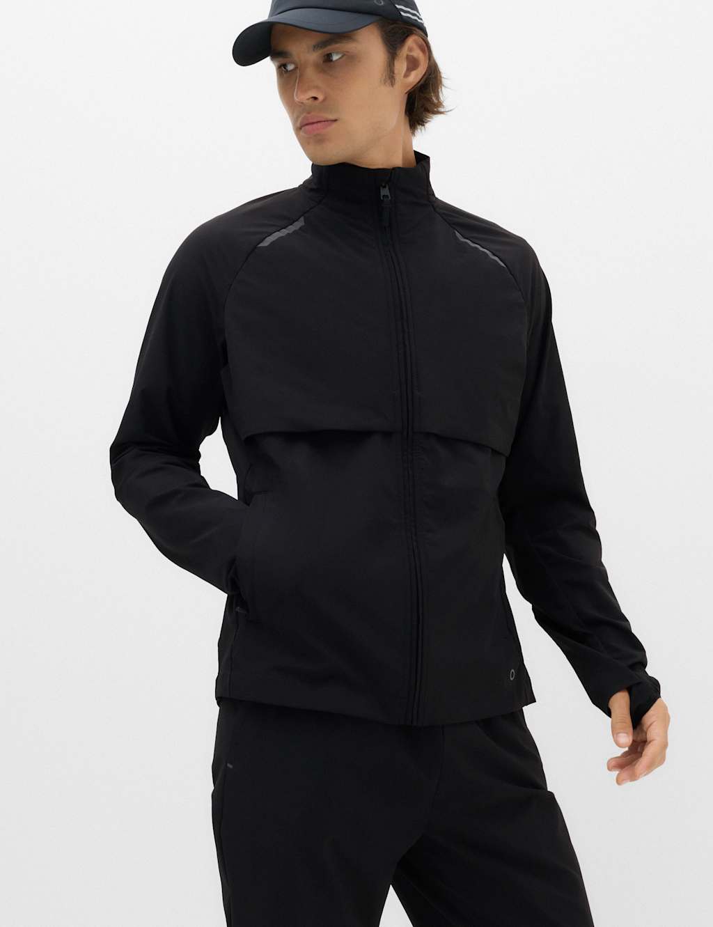 Goodmove Men's Woven Sports Jacket - 3XL - Black C