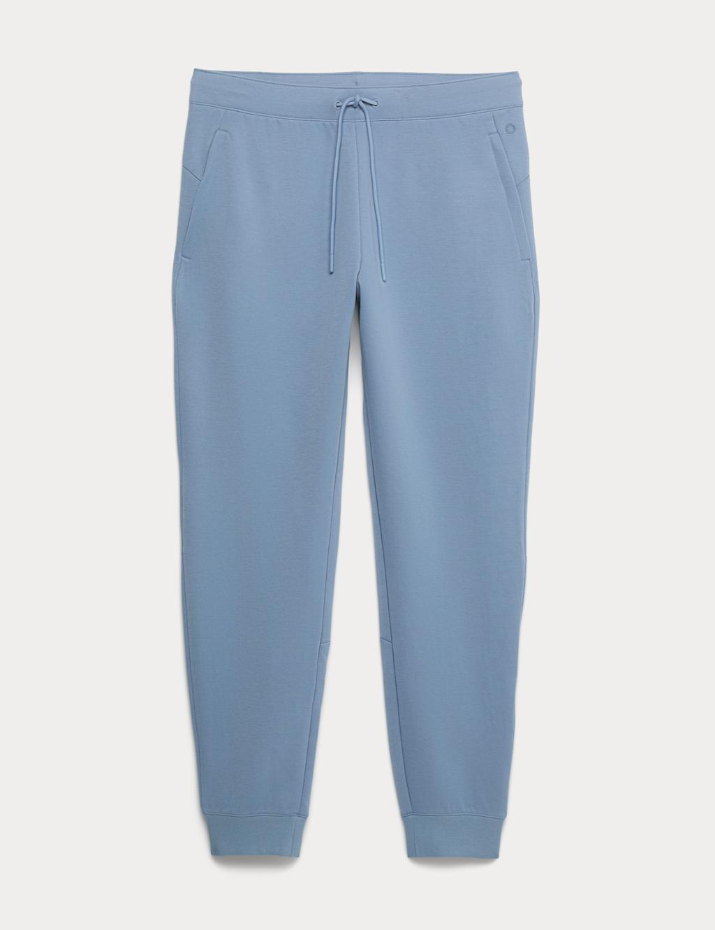 Goodmove Performance Jersey Joggers Medium Blue