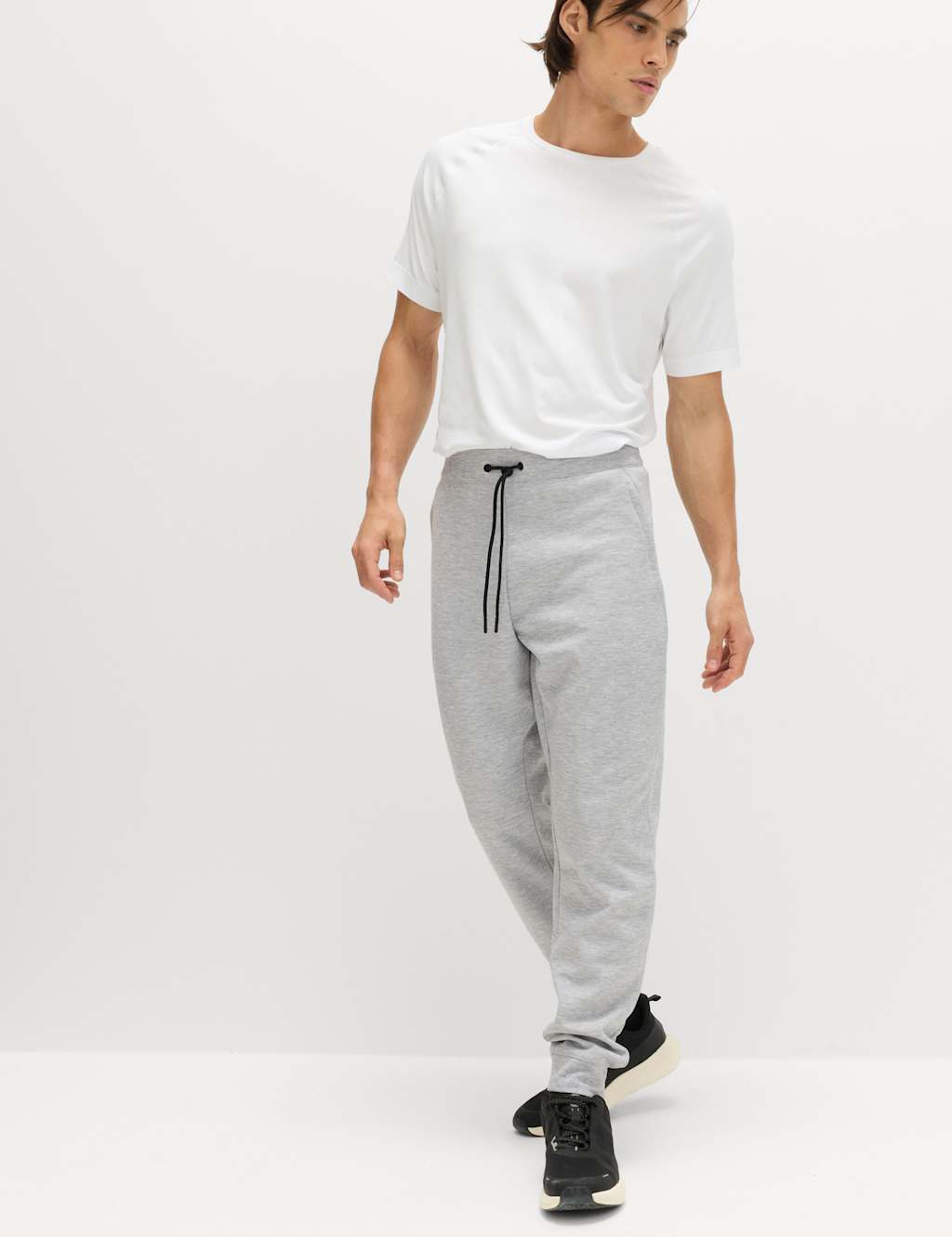 Goodmove Men's Performance Jersey Joggers - 2XL - Grey