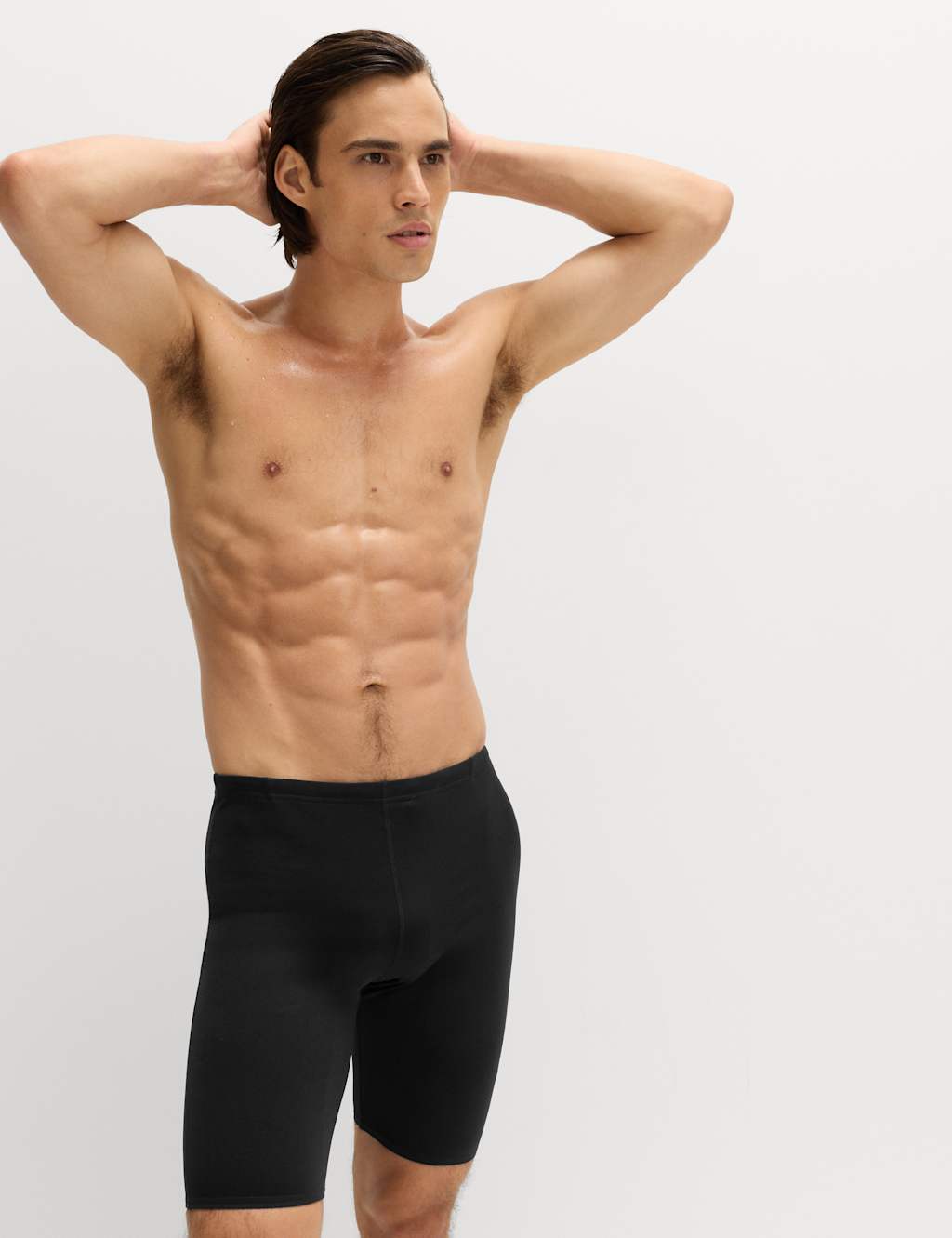 Goodmove Men's Quick Dry Swim Shorts - M - Black