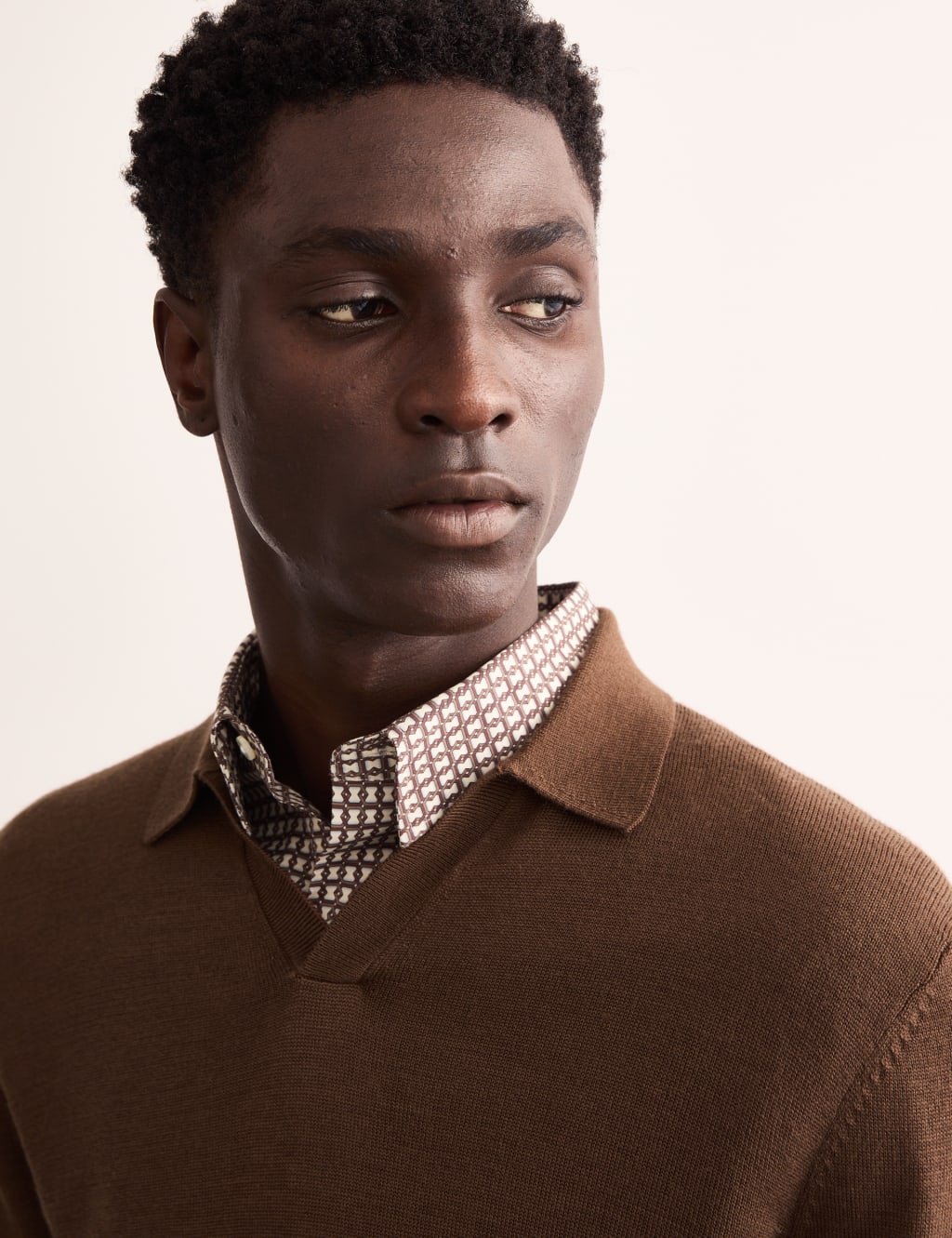 Jarvis Superfine Merino Wool Polo Top in Black