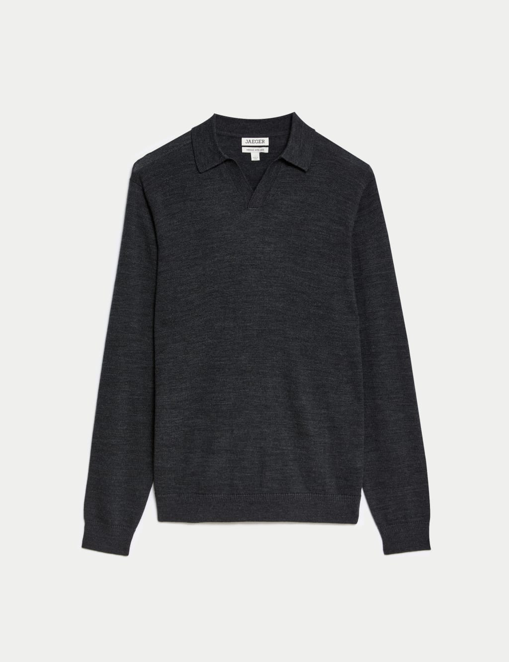 Merino Wool Rich Polo Shirt with Silk